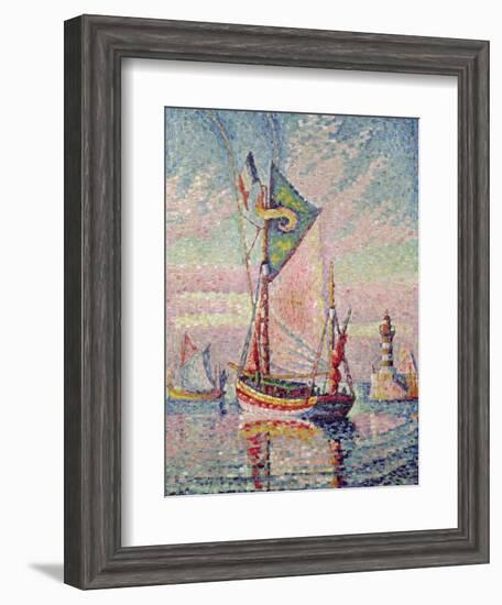 The Port at Concarneau-Paul Signac-Framed Giclee Print