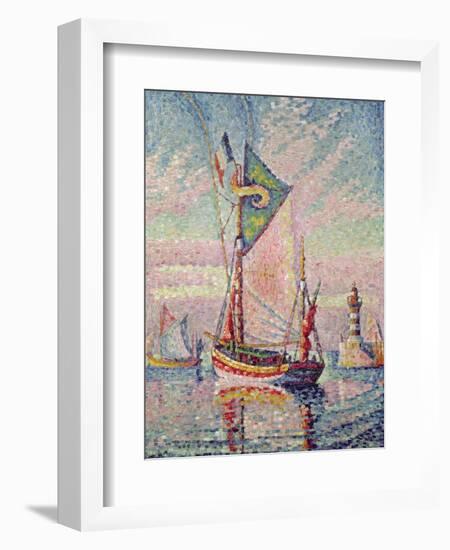 The Port at Concarneau-Paul Signac-Framed Giclee Print