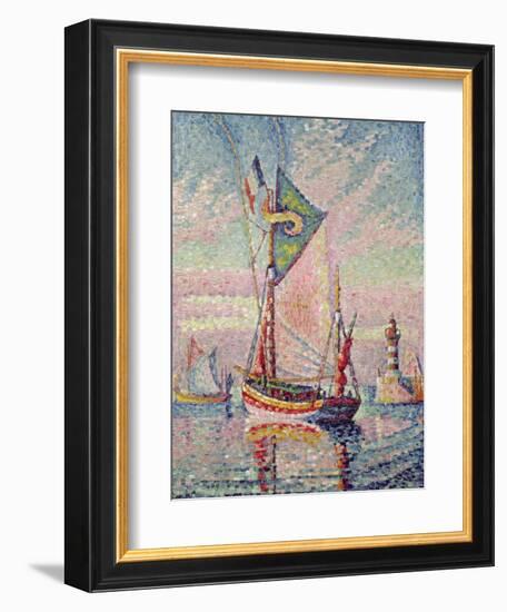 The Port at Concarneau-Paul Signac-Framed Giclee Print