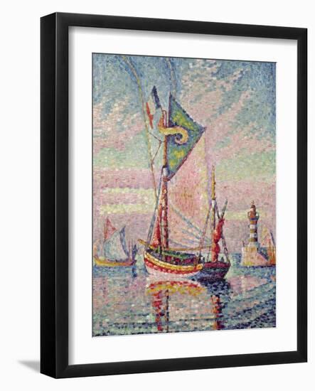 The Port at Concarneau-Paul Signac-Framed Giclee Print