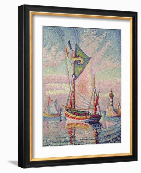 The Port at Concarneau-Paul Signac-Framed Giclee Print