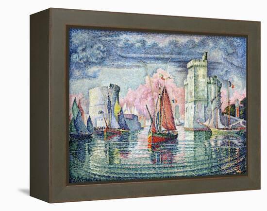 The Port at La Rochelle, 1921-Paul Signac-Framed Premier Image Canvas