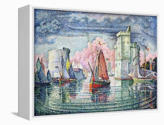 The Port at La Rochelle, 1921-Paul Signac-Framed Premier Image Canvas