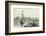 The Port at Touques-Claude Monet-Framed Premium Giclee Print