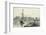 The Port at Touques-Claude Monet-Framed Premium Giclee Print