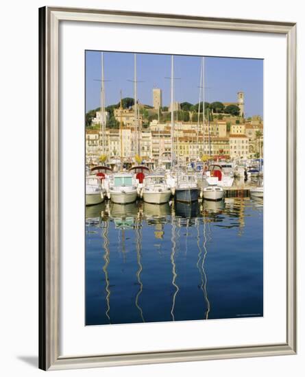 The Port, Cannes, Cote d'Azur, Provence, France-J P De Manne-Framed Photographic Print