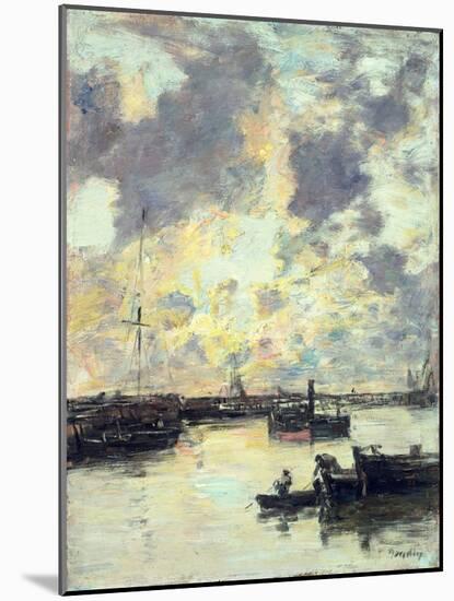 The Port, circa 1895-Eugène Boudin-Mounted Giclee Print