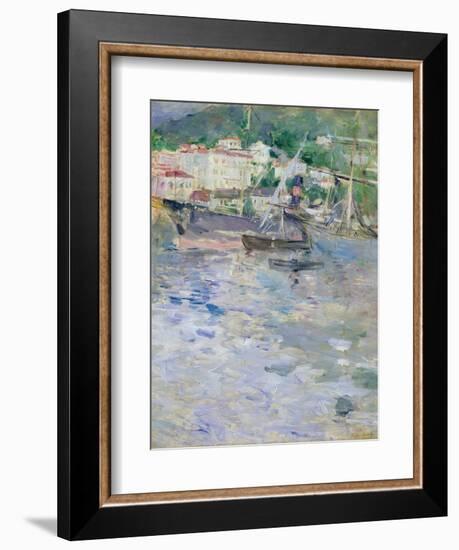 The Port, Nice, 1882-Berthe Morisot-Framed Giclee Print