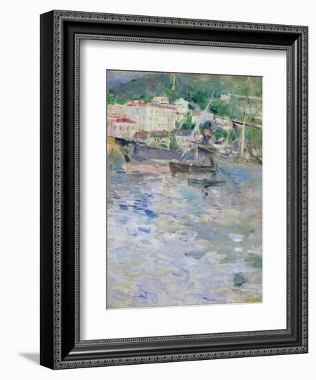 The Port, Nice, 1882-Berthe Morisot-Framed Giclee Print