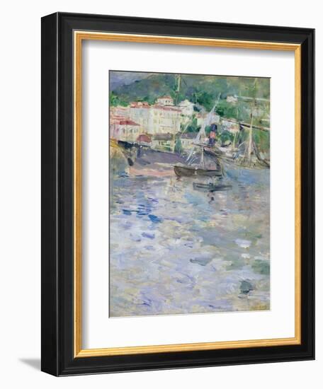 The Port, Nice, 1882-Berthe Morisot-Framed Giclee Print