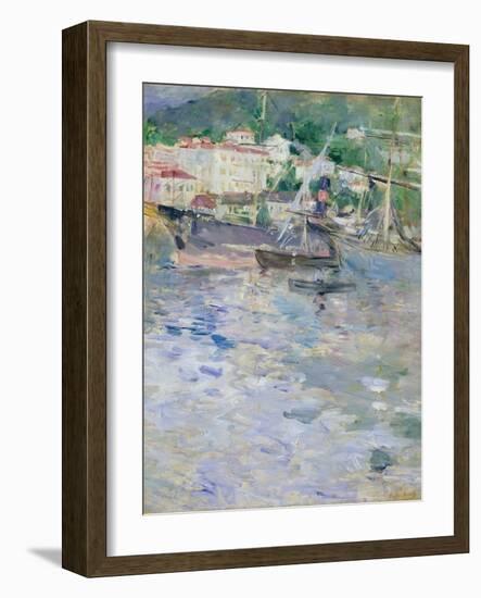 The Port, Nice, 1882-Berthe Morisot-Framed Giclee Print