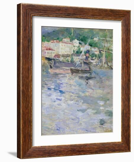 The Port, Nice, 1882-Berthe Morisot-Framed Giclee Print