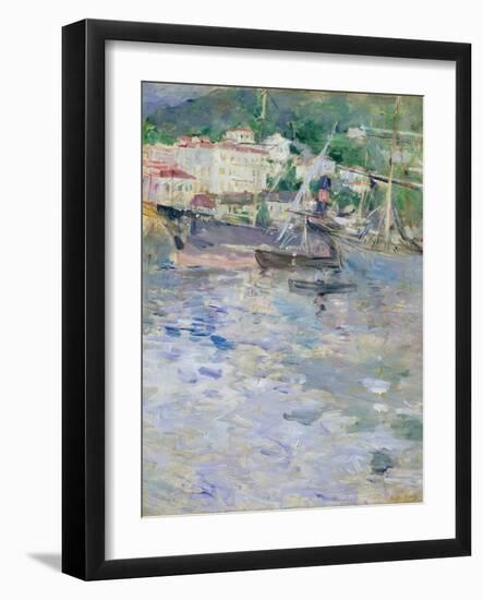 The Port, Nice, 1882-Berthe Morisot-Framed Giclee Print