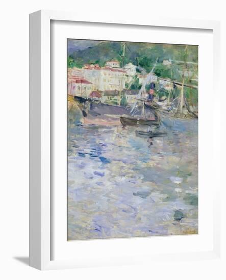 The Port, Nice, 1882-Berthe Morisot-Framed Giclee Print
