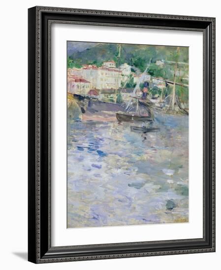 The Port, Nice, 1882-Berthe Morisot-Framed Giclee Print