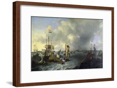 The Port of Amsterdam, View of the Ij, 1666 Giclee Print 