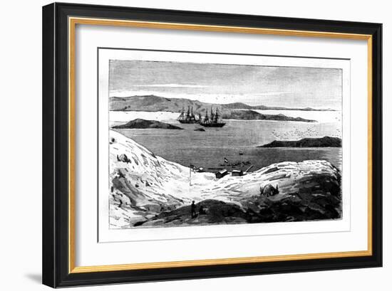 The Port of Angra Pequena, Namibia, 19th Century-null-Framed Giclee Print