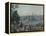 The Port of Boston in the United States of America, Painted Wallpaper, Made by Zuber at Mulhouse-null-Framed Premier Image Canvas