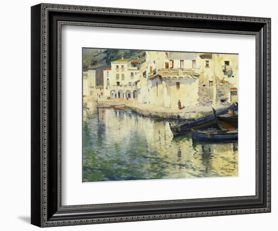 The Port of Cadaques-Meifren y Roig Eliseo-Framed Giclee Print