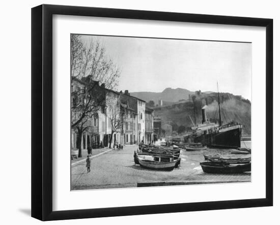 The Port of Cassis, France, 1937-Martin Hurlimann-Framed Giclee Print