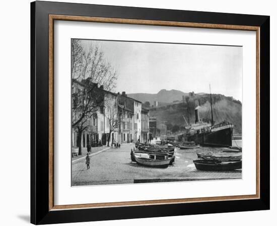 The Port of Cassis, France, 1937-Martin Hurlimann-Framed Giclee Print