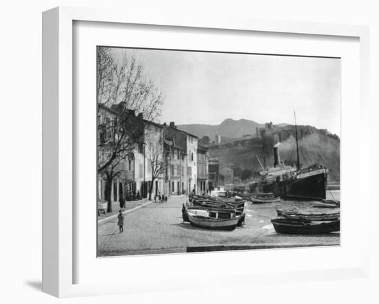 The Port of Cassis, France, 1937-Martin Hurlimann-Framed Giclee Print