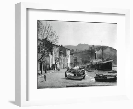 The Port of Cassis, France, 1937-Martin Hurlimann-Framed Giclee Print