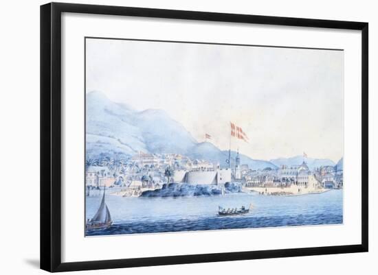 The Port of Christiansted in Saint Croix in the Virgin Islands-null-Framed Giclee Print