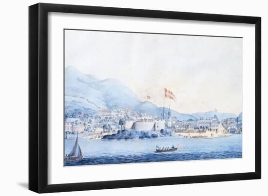 The Port of Christiansted in Saint Croix in the Virgin Islands-null-Framed Giclee Print