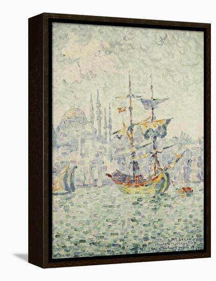 The Port of Constantinople; Le Port de Constantinople, 1907-Paul Signac-Framed Premier Image Canvas