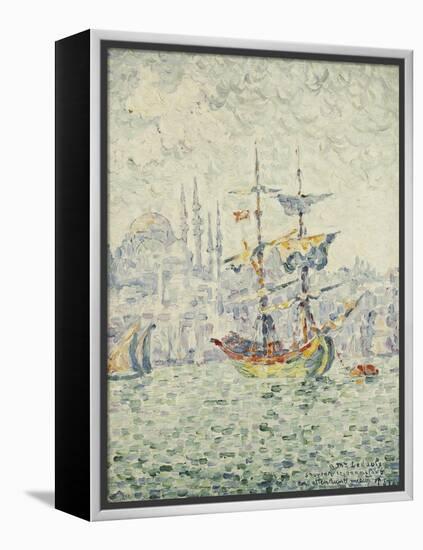 The Port of Constantinople; Le Port de Constantinople, 1907-Paul Signac-Framed Premier Image Canvas