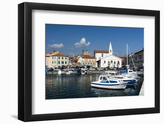 The port of Isola surrounded by the old town, Isola, Slovenia, Europe-Sergio Pitamitz-Framed Photographic Print