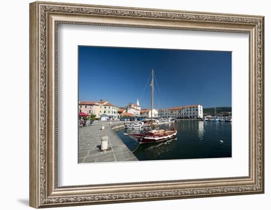 The port of Isola surrounded by the old town, Isola, Slovenia, Europe-Sergio Pitamitz-Framed Photographic Print