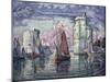The Port of la Rochelle, c.1921-Paul Signac-Mounted Giclee Print