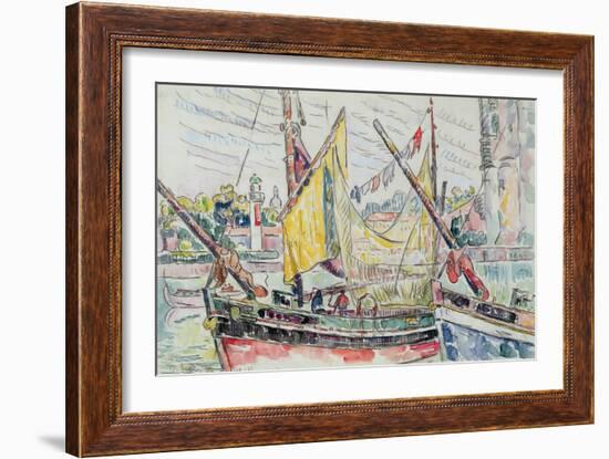 The Port of La Rochelle-Paul Signac-Framed Giclee Print