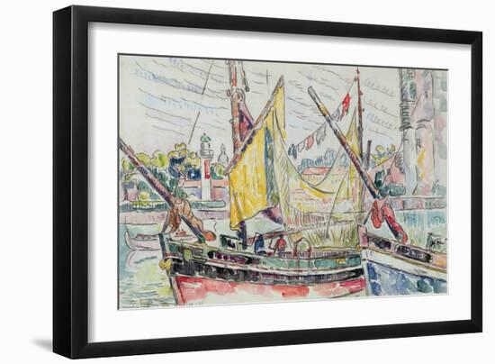 The Port of La Rochelle-Paul Signac-Framed Giclee Print