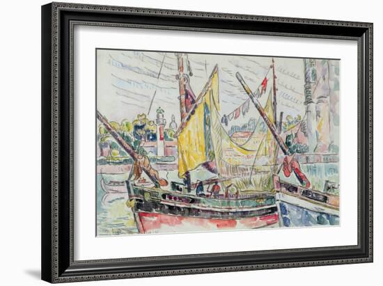 The Port of La Rochelle-Paul Signac-Framed Giclee Print