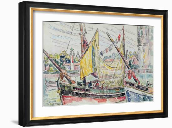 The Port of La Rochelle-Paul Signac-Framed Giclee Print