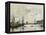 The Port of Le Havre (Dock of La Barre)-Eugène Boudin-Framed Premier Image Canvas