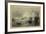 The Port of London-William Henry Bartlett-Framed Art Print