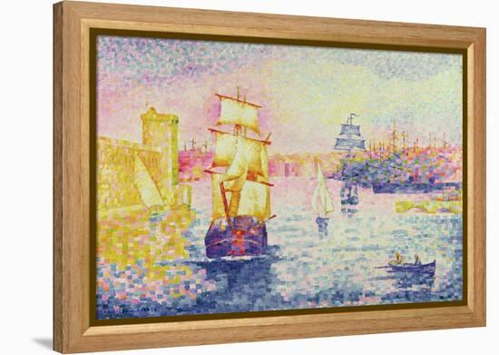 The Port of Marseilles, circa 1909-Henri Edmond Cross-Framed Premier Image Canvas