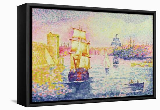 The Port of Marseilles, circa 1909-Henri Edmond Cross-Framed Premier Image Canvas