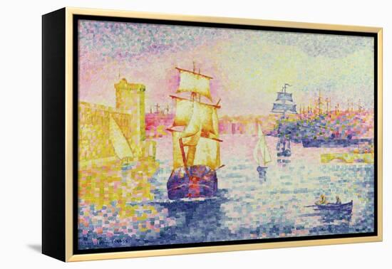 The Port of Marseilles, circa 1909-Henri Edmond Cross-Framed Premier Image Canvas