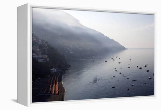 The Port of Positano-Oliviero Olivieri-Framed Premier Image Canvas