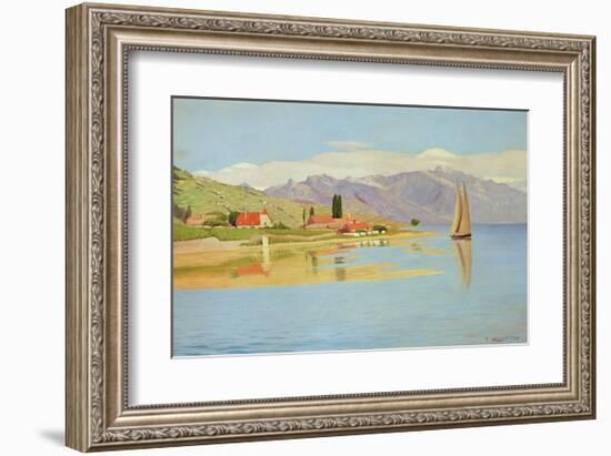 The Port of Pully-Félix Vallotton-Framed Giclee Print