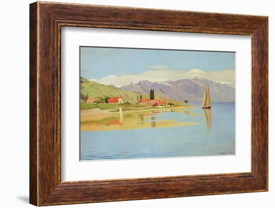 The Port of Pully-Félix Vallotton-Framed Giclee Print