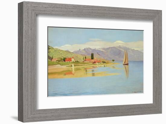 The Port of Pully-Félix Vallotton-Framed Giclee Print