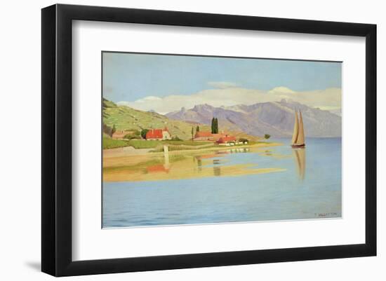 The Port of Pully-Félix Vallotton-Framed Giclee Print