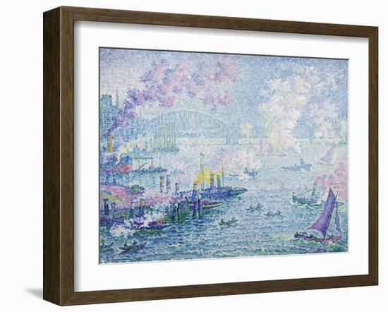 The Port of Rotterdam-Paul Signac-Framed Giclee Print