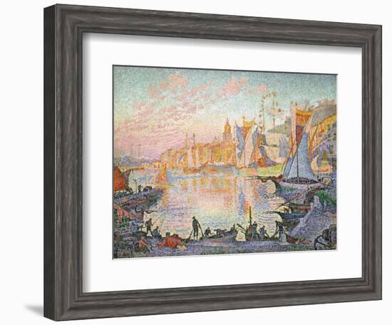 The Port of Saint-Tropez, 1901-1902-Paul Signac-Framed Giclee Print